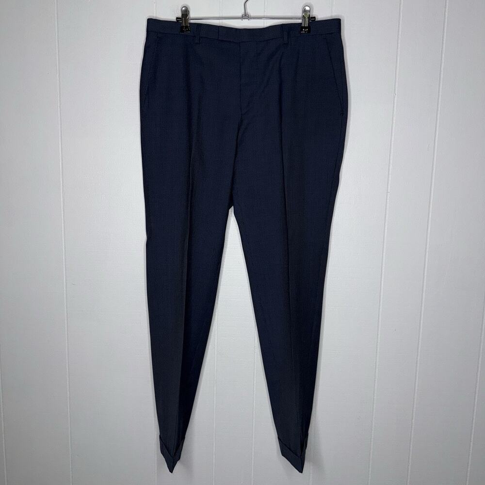 Boss Men's Dress Pants in Navy Blue
